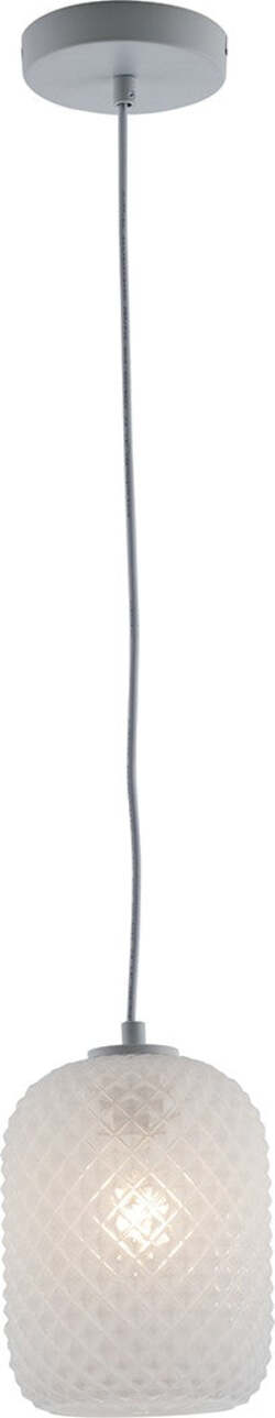 Sospensione Ashford Bianca 1Xe27 15X20Cm Illuminazione/Illuminazione per interni/Lampadari lampade a sospensione e plafoniere/Lampade a sospensione Led Mall Home - Napoli, Commerciovirtuoso.it