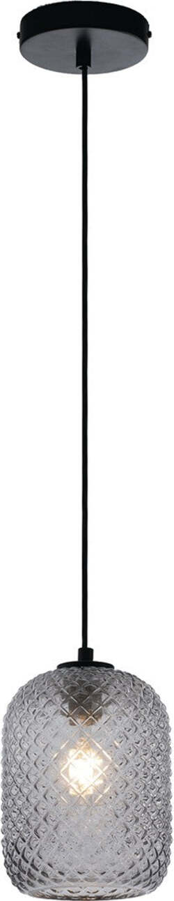 Sospensione Ashford Fume' 1Xe27 15X20Cm Illuminazione/Illuminazione per interni/Lampadari lampade a sospensione e plafoniere/Lampade a sospensione Led Mall Home - Napoli, Commerciovirtuoso.it