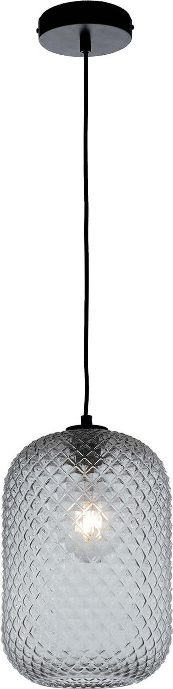 Sospensione Ashford Fume' 1Xe27 20X34,5Cm Illuminazione/Illuminazione per interni/Lampadari lampade a sospensione e plafoniere/Lampade a sospensione Led Mall Home - Napoli, Commerciovirtuoso.it