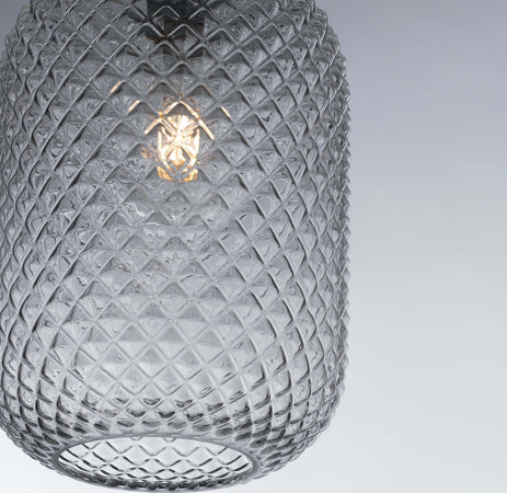 Sospensione Ashford Fume' 1Xe27 20X34,5Cm Illuminazione/Illuminazione per interni/Lampadari lampade a sospensione e plafoniere/Lampade a sospensione Led Mall Home - Napoli, Commerciovirtuoso.it