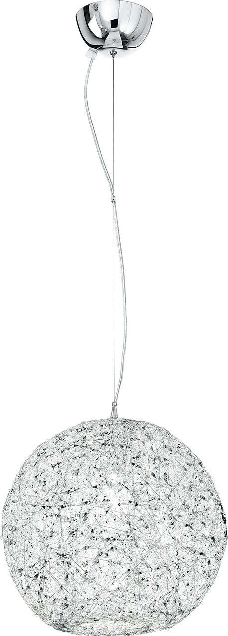 Sospensione Astra Cromo 1Xe27 35X37Cm Illuminazione/Illuminazione per interni/Lampadari lampade a sospensione e plafoniere/Lampade a sospensione Led Mall Home - Napoli, Commerciovirtuoso.it