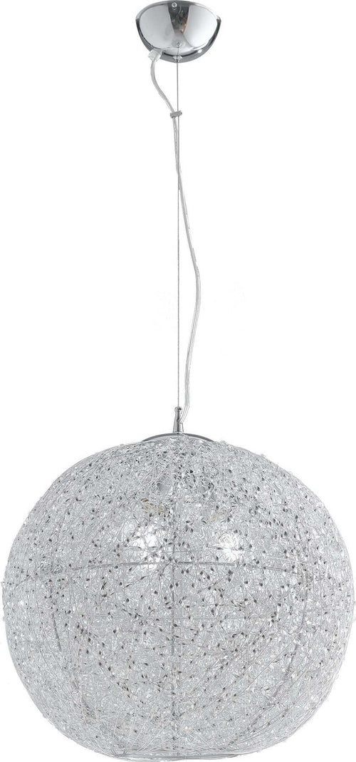 Sospensione Astra Cromo 3Xe27 45X47Cm Illuminazione/Illuminazione per interni/Lampadari lampade a sospensione e plafoniere/Lampade a sospensione Led Mall Home - Napoli, Commerciovirtuoso.it