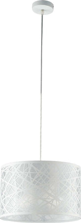 Sospensione Batik Bianco 1Xe27 35X22Cm Illuminazione/Illuminazione per interni/Lampadari lampade a sospensione e plafoniere/Lampade a sospensione Led Mall Home - Napoli, Commerciovirtuoso.it