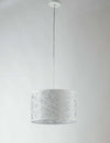 Sospensione Batik Bianco 1Xe27 35X22Cm Illuminazione/Illuminazione per interni/Lampadari lampade a sospensione e plafoniere/Lampade a sospensione Led Mall Home - Napoli, Commerciovirtuoso.it