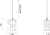 Sospensione-Belfiore-9010-MOKA-FULL-2516Q-35-GU10-LED-ceramica-cristaly-verniciabile-lampadario-classico-modeno-interno