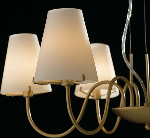 Sospensione Canto Oro 6Xg9 65,6X22,6Cm Illuminazione/Illuminazione per interni/Lampadari lampade a sospensione e plafoniere/Lampade a sospensione Led Mall Home - Napoli, Commerciovirtuoso.it