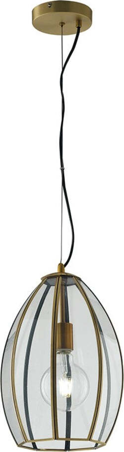 Sospensione Chester Ottone 1Xe27 23X33,5Cm Illuminazione/Illuminazione per interni/Lampadari lampade a sospensione e plafoniere/Lampade a sospensione Led Mall Home - Napoli, Commerciovirtuoso.it