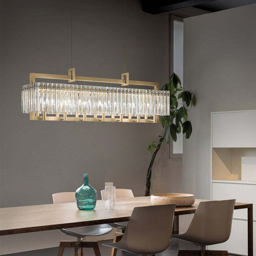 Sospensione-Classica-Crek-Metallo-Ottone-Vetro-14-Luci