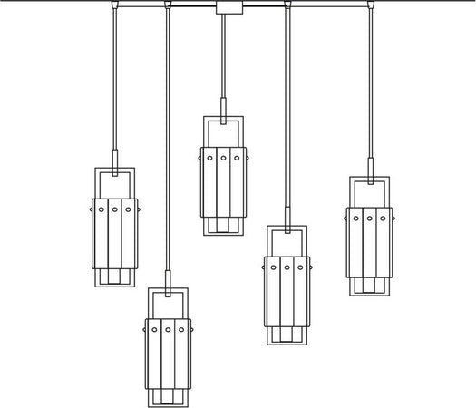 Sospensione-Classica-Crek-Metallo-Ottone-Vetro-5-Luci