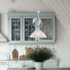 Sospensione-Classica-Esse-1-Luce-Ferro-Battuto-E-Vetro-Bianco-E-Argento