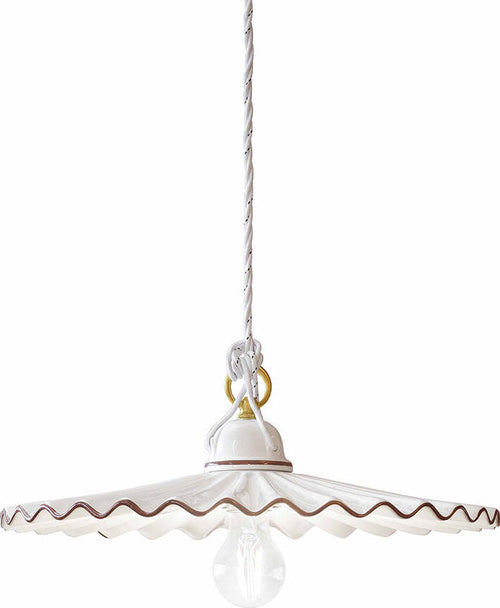 Sospensione-Classica-L'Aquila-Ottone-E-Ceramica-Decorato-Diam.-41Cm-1-Luce-E27