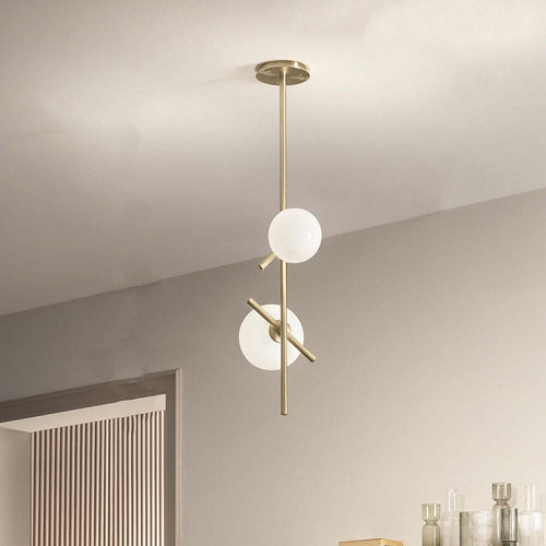 Sospensione-Classica-Posy-Metallo-Rame-Vetro-2-Luci