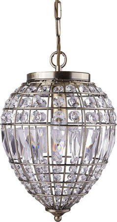 Sospensione-Classico-Ananas-Acciaio-Ottone-Vetro-1-Luce-E14