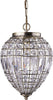 Sospensione-Classico-Ananas-Acciaio-Ottone-Vetro-1-Luce-E14
