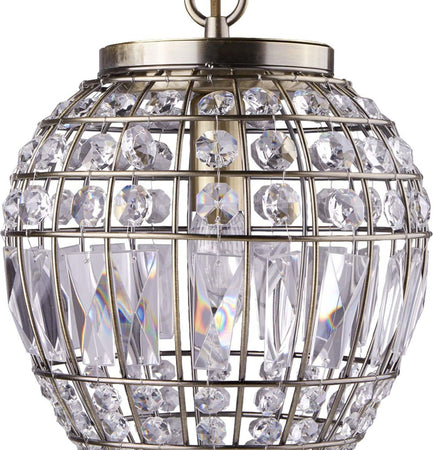 Sospensione-Classico-Ananas-Acciaio-Ottone-Vetro-1-Luce-E14