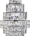 Sospensione-Classico-Impero-Acciaio-Cromo-Cristallo-1-Luce-E14