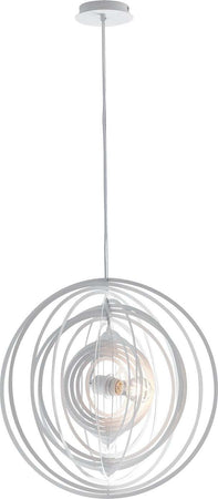 Sospensione Club Bianco 1Xe27 50Cm Illuminazione/Illuminazione per interni/Lampadari lampade a sospensione e plafoniere/Lampade a sospensione Led Mall Home - Napoli, Commerciovirtuoso.it