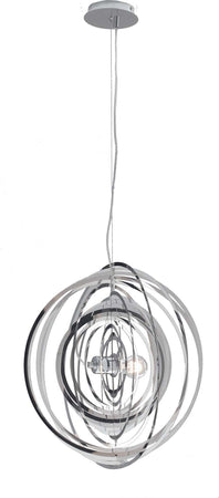 Sospensione Club Cromo 1Xe27 50Cm Illuminazione/Illuminazione per interni/Lampadari lampade a sospensione e plafoniere/Lampade a sospensione Led Mall Home - Napoli, Commerciovirtuoso.it