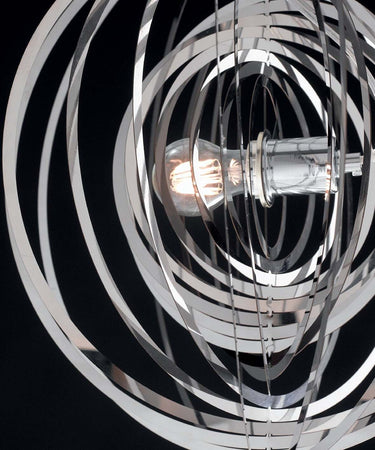 Sospensione Club Cromo 1Xe27 50Cm Illuminazione/Illuminazione per interni/Lampadari lampade a sospensione e plafoniere/Lampade a sospensione Led Mall Home - Napoli, Commerciovirtuoso.it