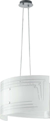 Sospensione Concept Bianca 2Xe27 45X33Cm Illuminazione/Illuminazione per interni/Lampadari lampade a sospensione e plafoniere/Lampade a sospensione Led Mall Home - Napoli, Commerciovirtuoso.it