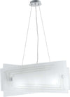 Sospensione Concept Bianca 4Xe27 60X20X30Cm Illuminazione/Illuminazione per interni/Lampadari lampade a sospensione e plafoniere/Lampade a sospensione Led Mall Home - Napoli, Commerciovirtuoso.it