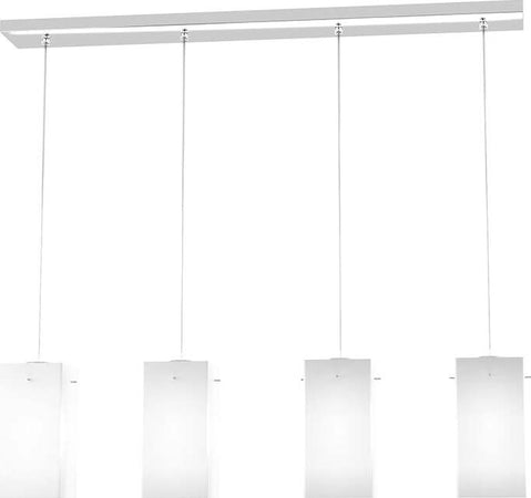 Sospensione-Contemp-Crazy-Con-Decentratori-Metallo-Cromo-Vetro-Bianco-4-Luci-E27