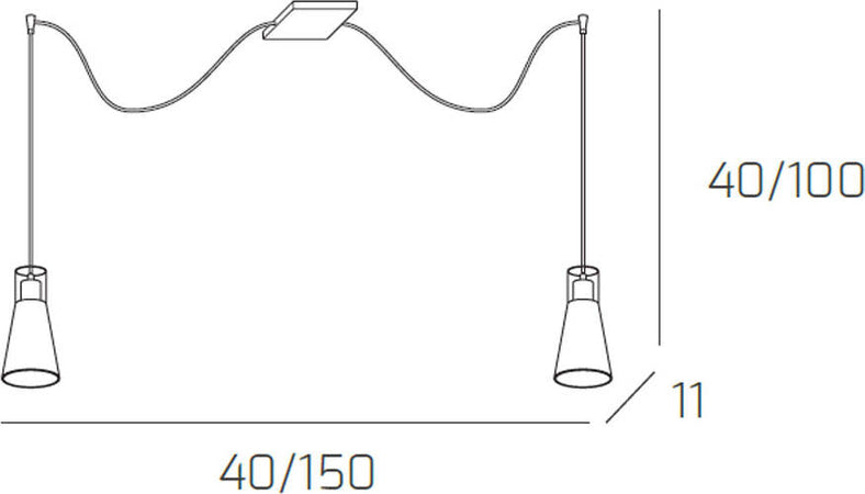 Sospensione-Contemp-Decentratori-Cone-Metallo-Cromo-Vetro-Satinato-2-Luci-E27