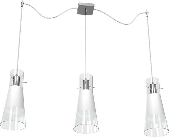 Sospensione-Contemp-Decentratori-Cone-Metallo-Cromo-Vetro-Satinato-3-Luci-E27