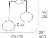 Sospensione-Contemp-Decentratori-Soft-Metallo-Cromo-Vetro-Opaco-2-Luci-E27-28Cm