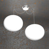 Sospensione-Contemp-Decentratori-Soft-Metallo-Cromo-Vetro-Opaco-2-Luci-E27-35Cm