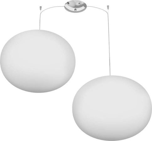 Sospensione-Contemp-Decentratori-Soft-Metallo-Cromo-Vetro-Opaco-2-Luci-E27