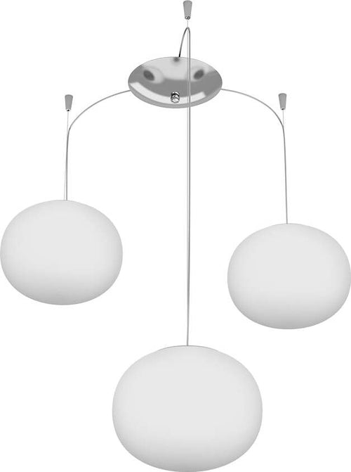 Sospensione-Contemp-Decentratori-Soft-Metallo-Cromo-Vetro-Opaco-3-Luci-E14
