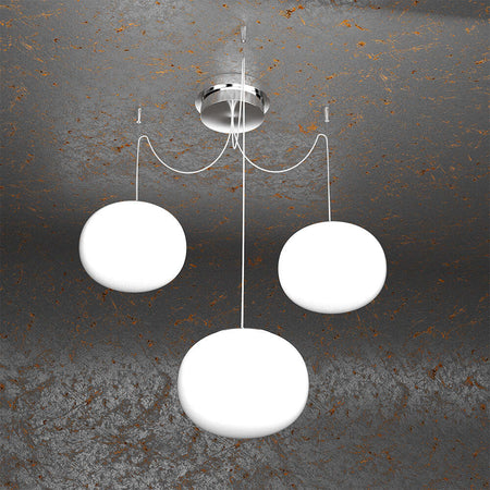Sospensione-Contemp-Decentratori-Soft-Metallo-Cromo-Vetro-Opaco-3-Luci-E14