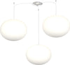 Sospensione-Contemp-Decentratori-Soft-Metallo-Cromo-Vetro-Opaco-3-Luci-E27-35Cm