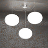Sospensione-Contemp-Decentratori-Soft-Metallo-Cromo-Vetro-Opaco-3-Luci-E27-35Cm