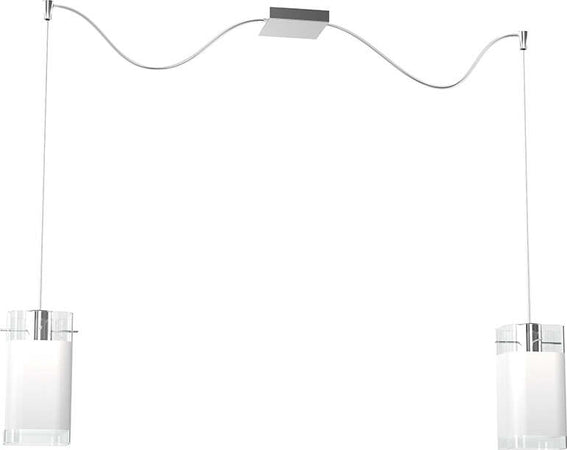 Sospensione-Contemp-Decentratori-Wild-Metallo-Cromo-Vetro-Satinato-2-Luci-E27