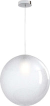 Sospensione-Contemp-Glitter-Metallo-Cromo-Vetro-Soffiato-Trasp-1-Luce-E27-40Cm