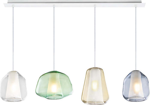 Sospensione-Contemp.-Rett-Double-Skin-Metallo-Bianco-Vetro-Mix-Multicolor-4-Luci