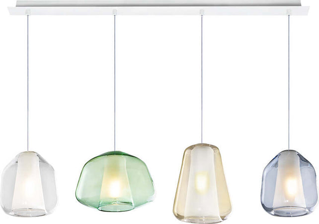 Sospensione-Contemp.-Rett-Double-Skin-Metallo-Bianco-Vetro-Mix-Multicolor-4-Luci