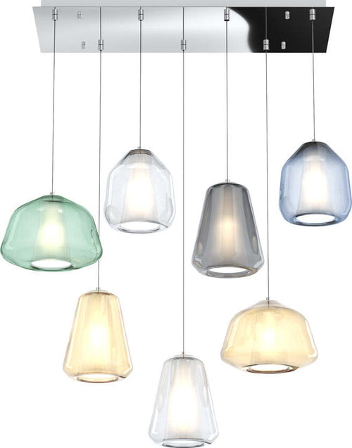 Sospensione-Contemp-Rett-Double-Skin-Metallo-Cromo-Vetro-Mix-Multicolor-7-Luci