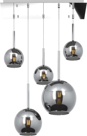 Sospensione-Contemp.-Rett.-Future-Metallo-Cromo-Vetro-Cromo-5-Luci-E27