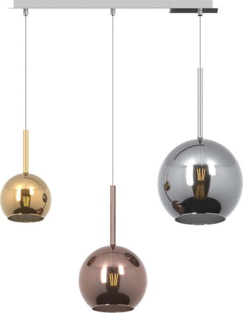 Sospensione-Contemp.-Rett.-Future-Metallo-Cromo-Vetro-Multicolor-3-Luci-E27