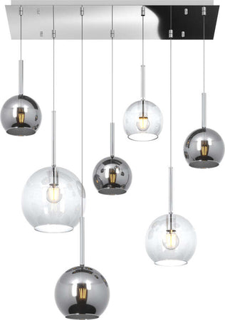 Sospensione-Contemp.-Rett.-Future-Metallo-Cromo-Vetro-Trasp.-E-Cromo-7-Luci-E27