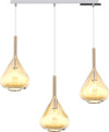 Sospensione-Contemp-Rett-Kona-Metallo-Cromo-Vetro-Ambra-3-Luci-E27