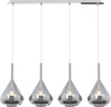 Sospensione-Contemp-Rett-Kona-Metallo-Cromo-Vetro-Fumè-4-Luci-E27
