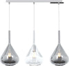 Sospensione-Contemp-Rett-Kona-Metallo-Cromo-Vetro-Trasparente-Fumè-3-Luci-E27