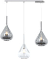 Sospensione-Contemp-Rett-Kona-Metallo-Cromo-Vetro-Trasparente-Fumè-3-Luci-E27