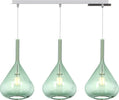 Sospensione-Contemp-Rett-Kona-Metallo-Cromo-Vetro-Verde-3-Luci-E27