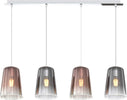 Sospensione-Contemp.-Rett.-Shaded-Metallo-Cromo-Vetro-Rame-E-Cromo-4-Luci-E27