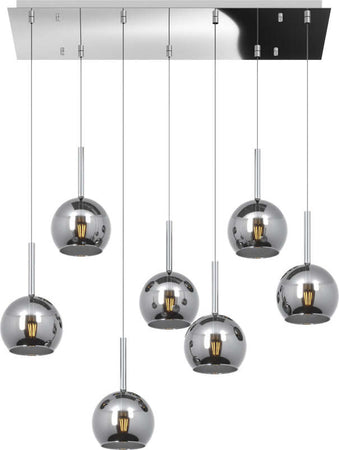 Sospensione-Contemp.-Rosone-Rett.-Future-Metallo-Cromo-Vetro-Cromo-7-Luci-E27